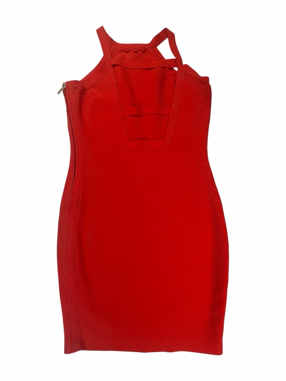 Marciano GUESS Women’s Escape Red Bandage Mini Dress In Size Large - Picture 8 of 10